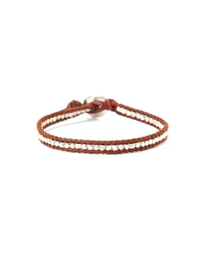 1 Wrap Leather Nugget Bracelet