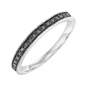 10KT WHITE GOLD DIAMOND (1/6CTW) RING