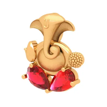 14k Lord Ganesha Gold Pendant From Online Exclusive