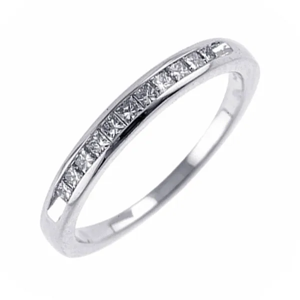 14KT White Gold & Diamond Classic Book Fashion Ring  - 1/3 ctw