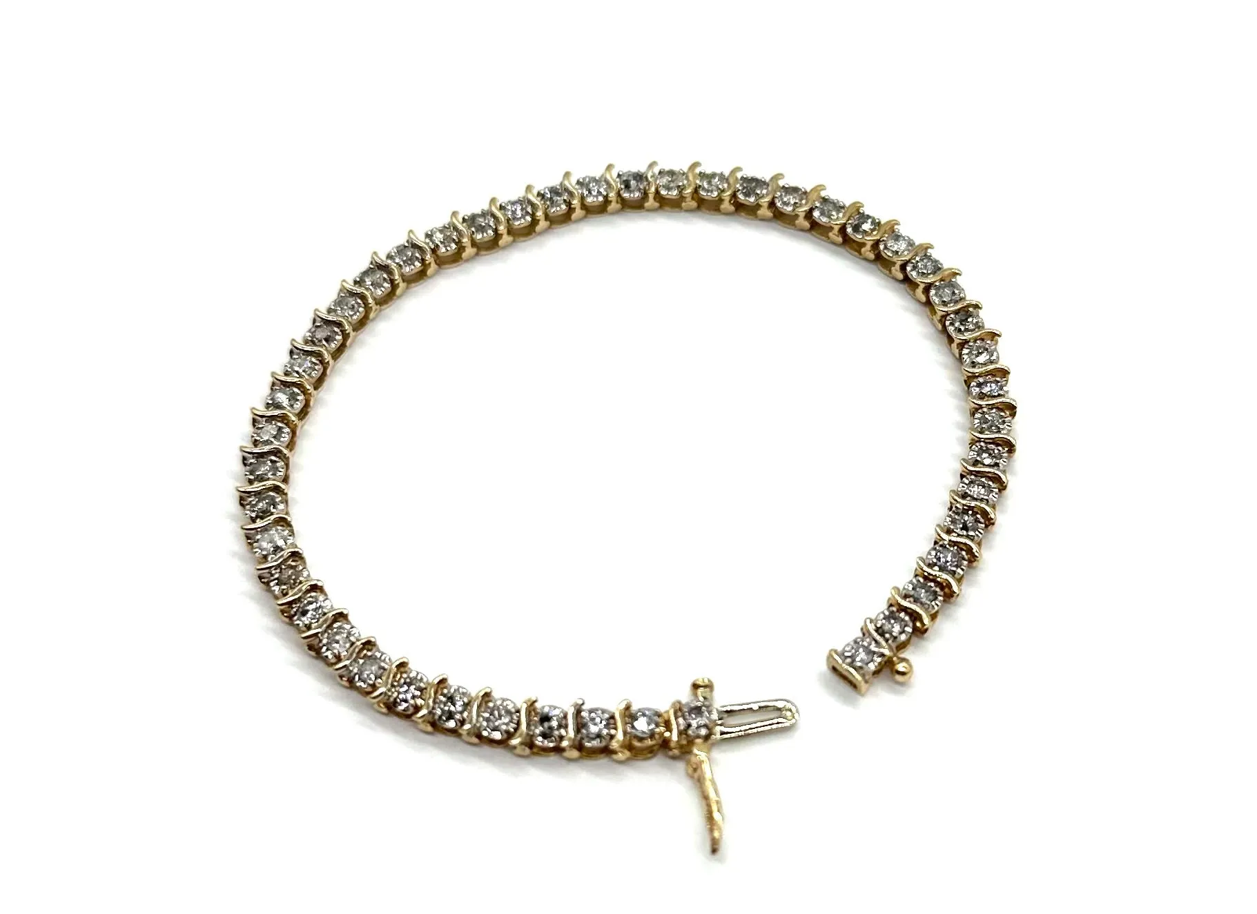 1.50 CTW S-Link Tennis Bracelet