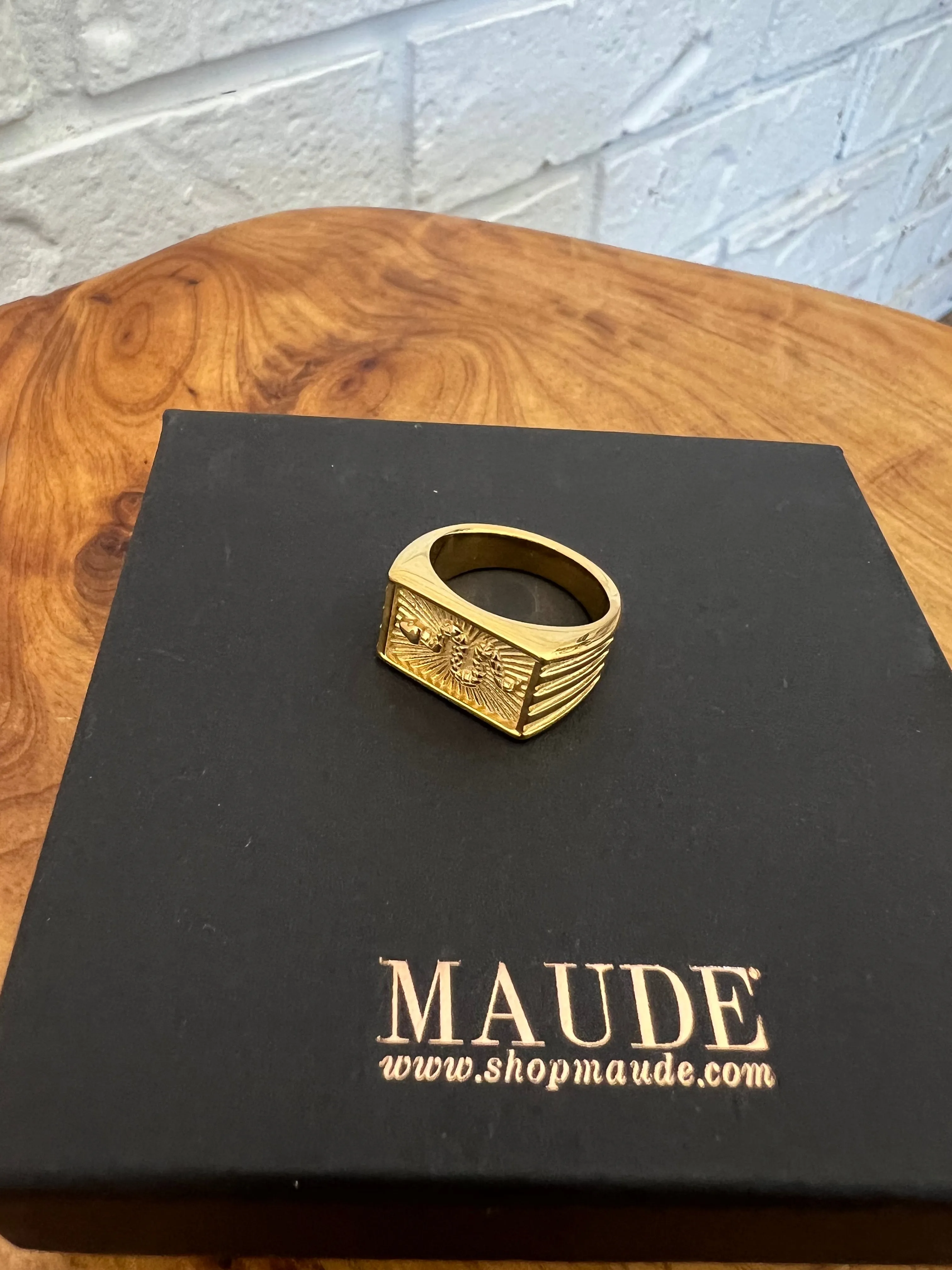 18K Snake Ring