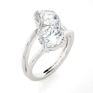 4 ctw Round Lab Grown Diamond Ring