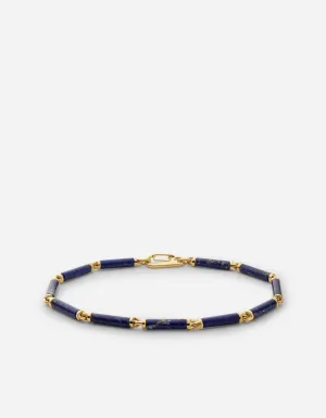 Akio Lapis Bracelet, Gold Vermeil