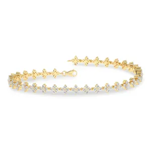 Alyssa Blossom Tennis Bracelet