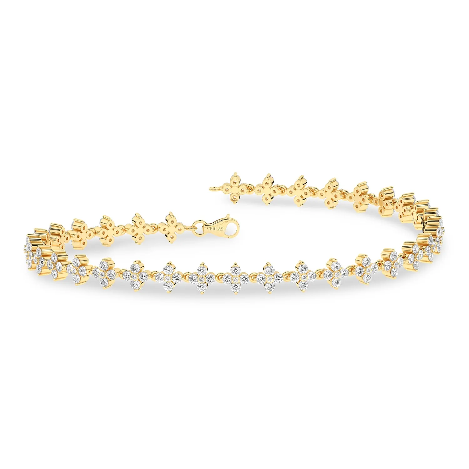 Alyssa Blossom Tennis Bracelet