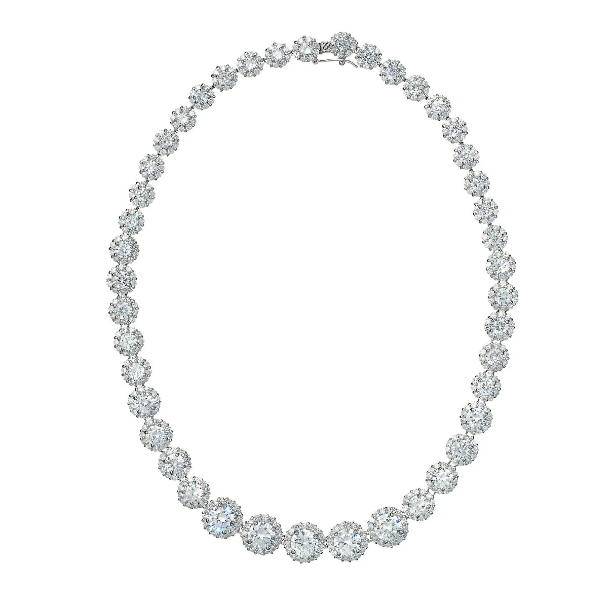 Amelia Floral Cubic Zirconia Necklace