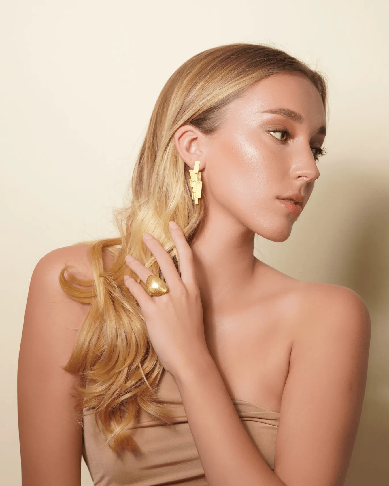 Babylon Gold Earrings