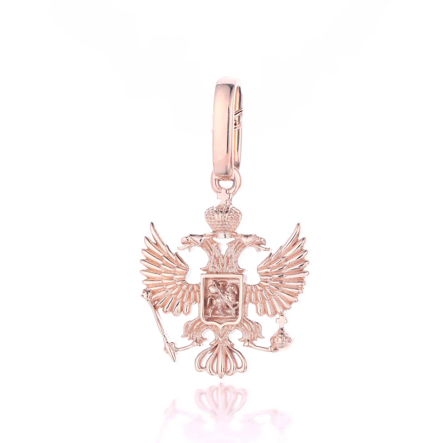 Byzantine Double Headed Eagle Pendant