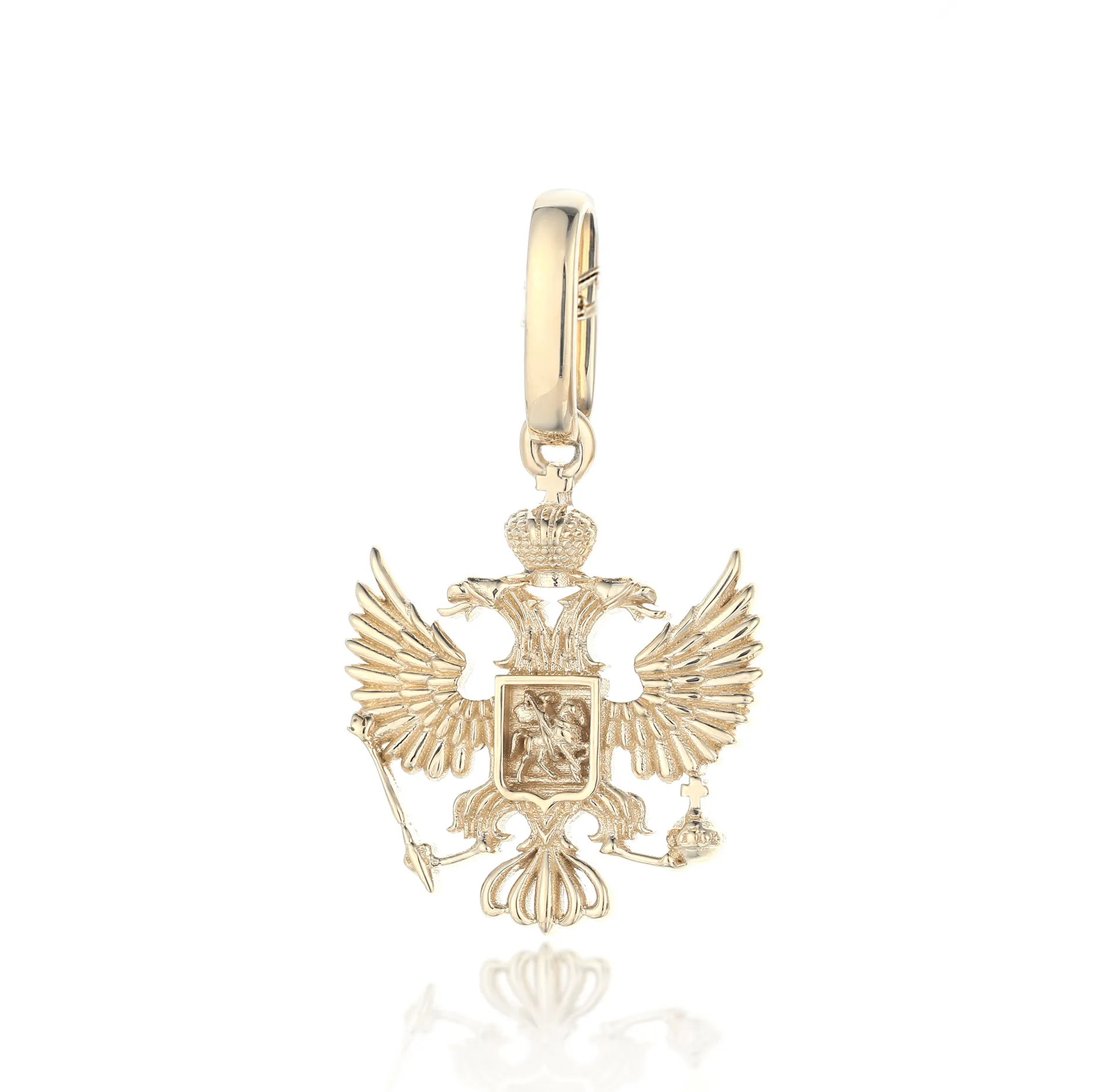 Byzantine Double Headed Eagle Pendant