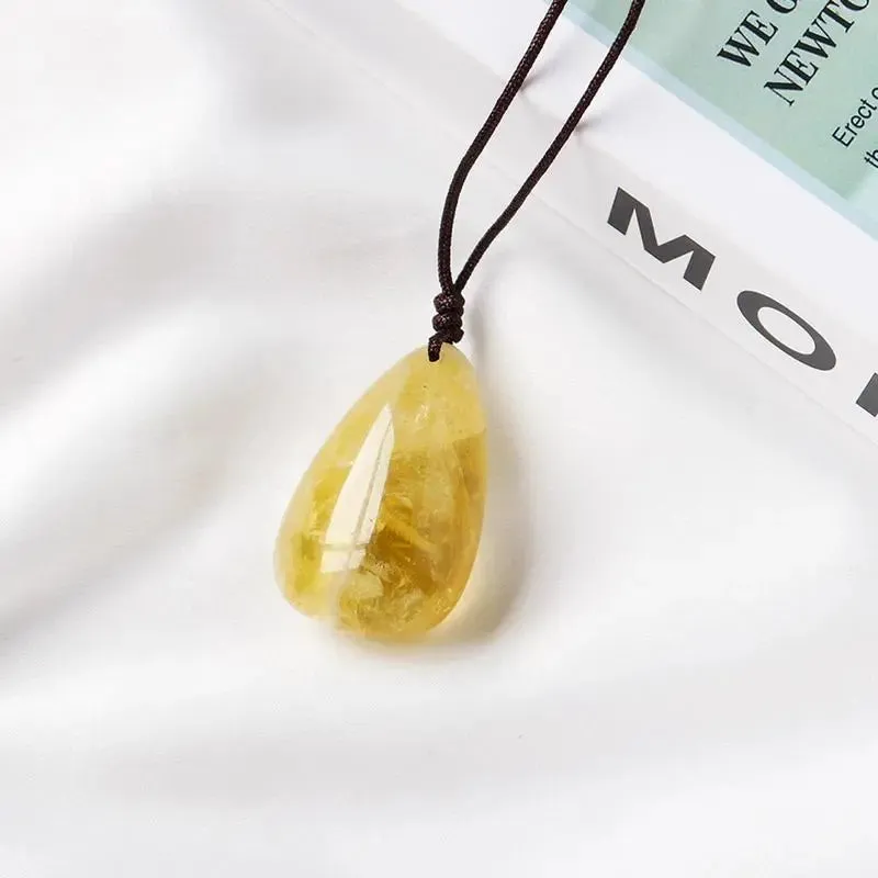 Citrine Pendant Necklace