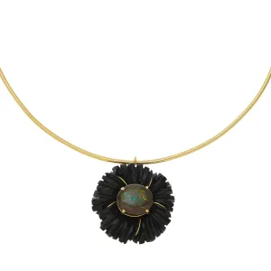 Claire Flower Choker Necklace