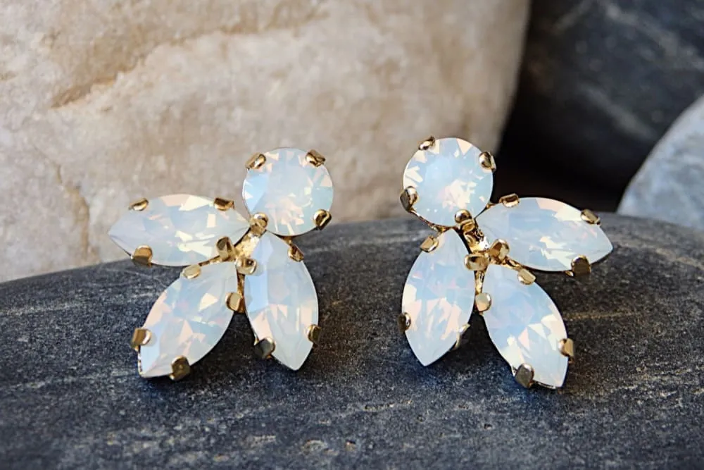 Crystal Opal Earrings