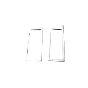 Cub Long Silver Earrings