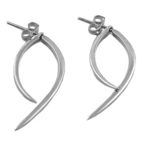 Detachable Two Part Spike Earirngs in 925 Silver