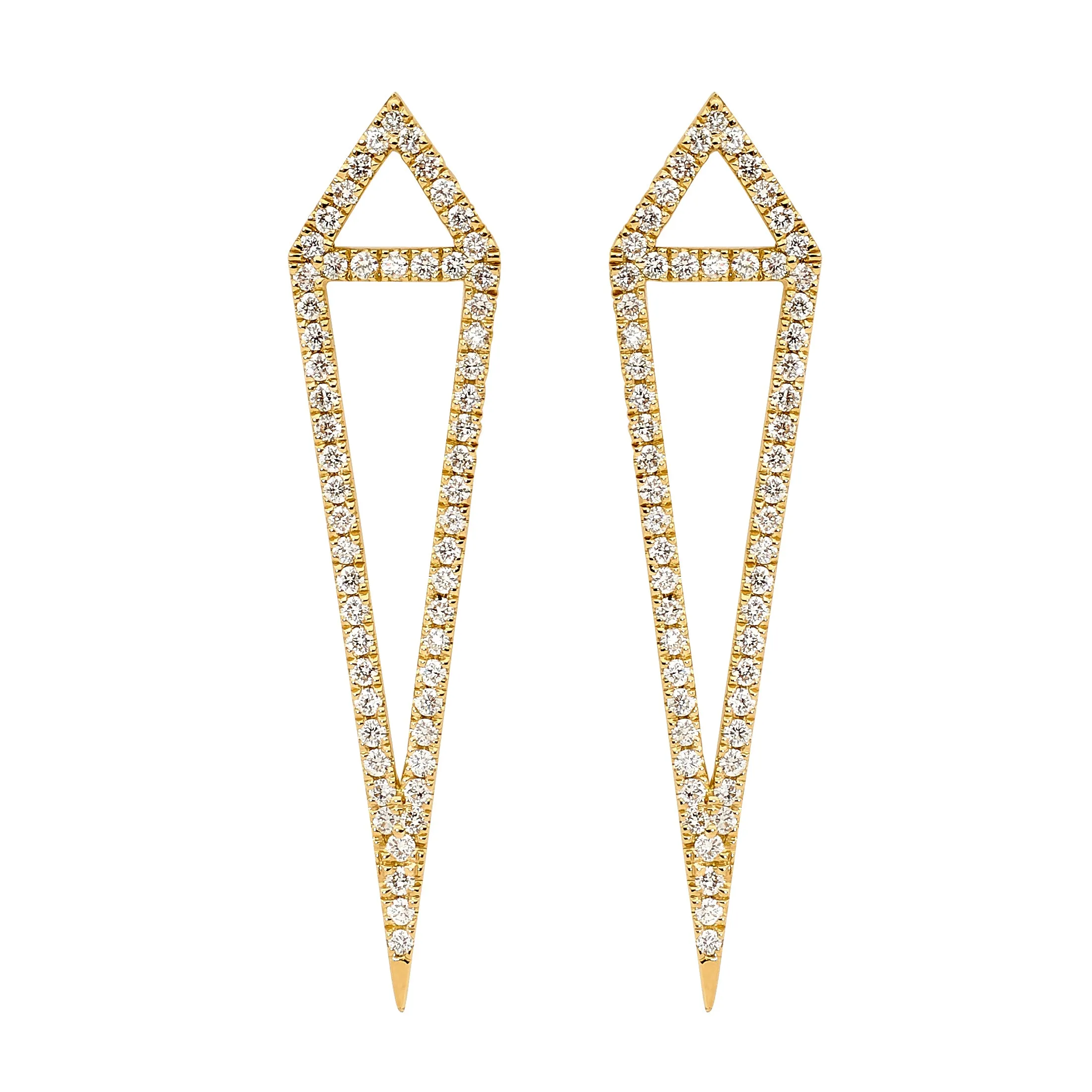 Diamond Kite Earrings