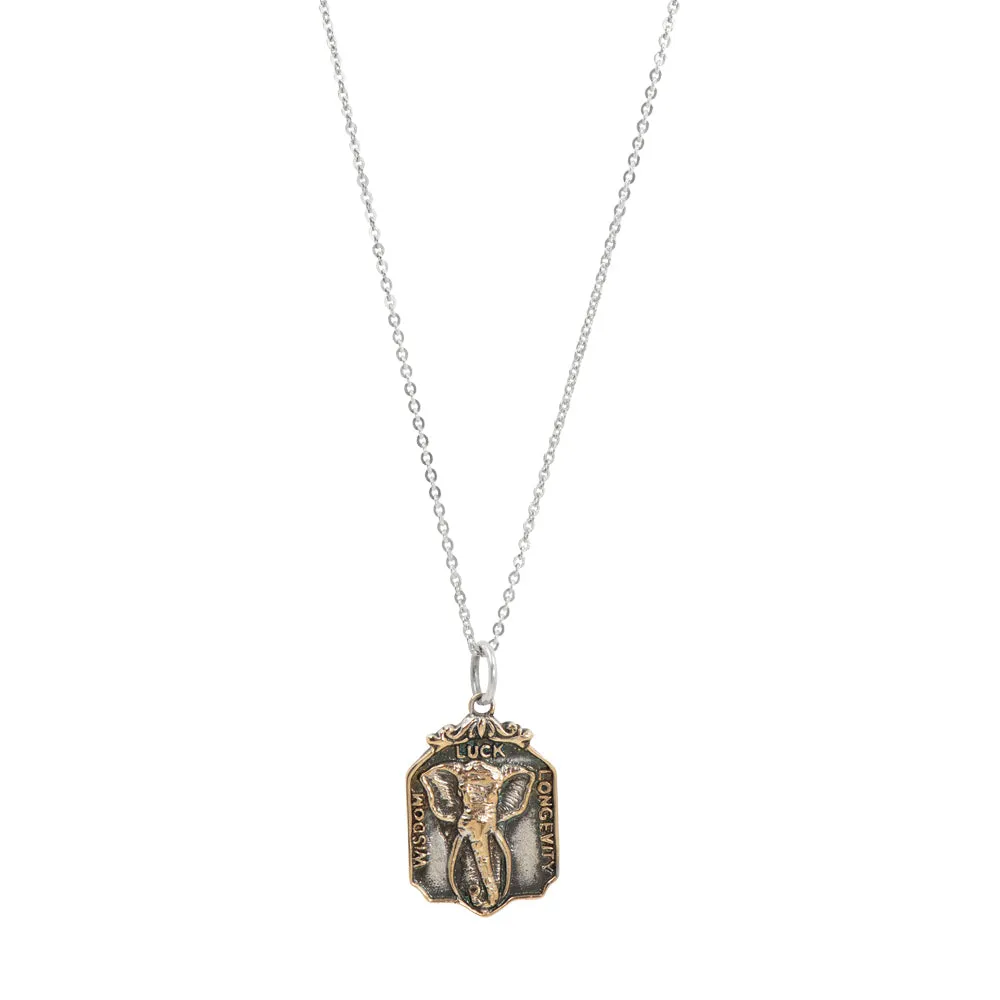 Elephant Saint Necklace: Wisdom | Luck | Longevity