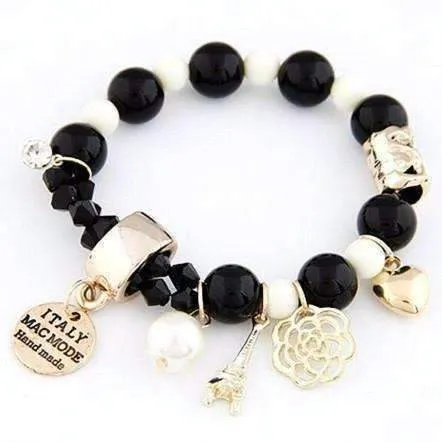 European Tour Charm Bead Bracelet