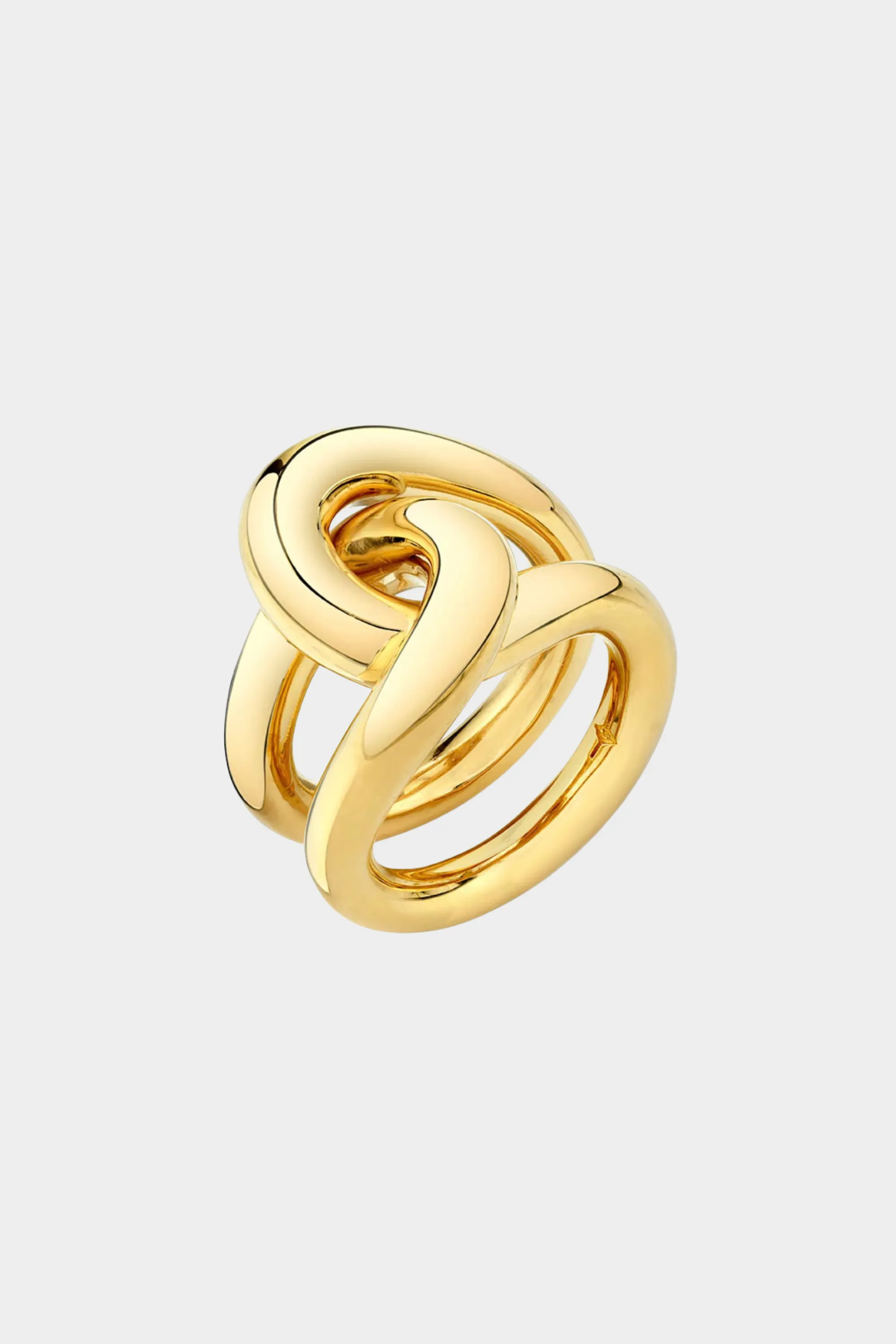 Full Link Ring, Yellow Gold