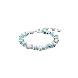 Gema Mixed Cuts Blue Rhodium Plated Bracelet 5666018