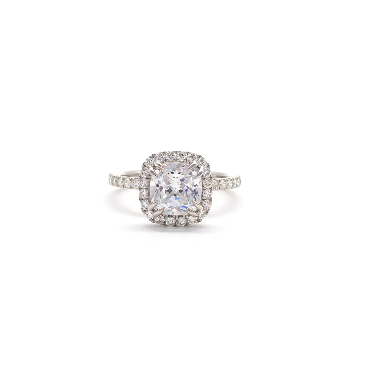 Halo Diamond Engagement Ring