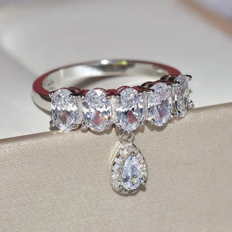 Handmade Eternity Promise Crystal Ring