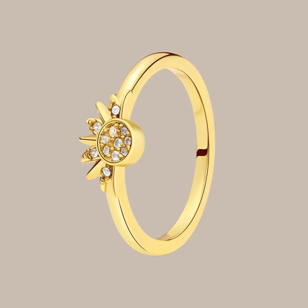 Heart Infinity Silver Gold Ring