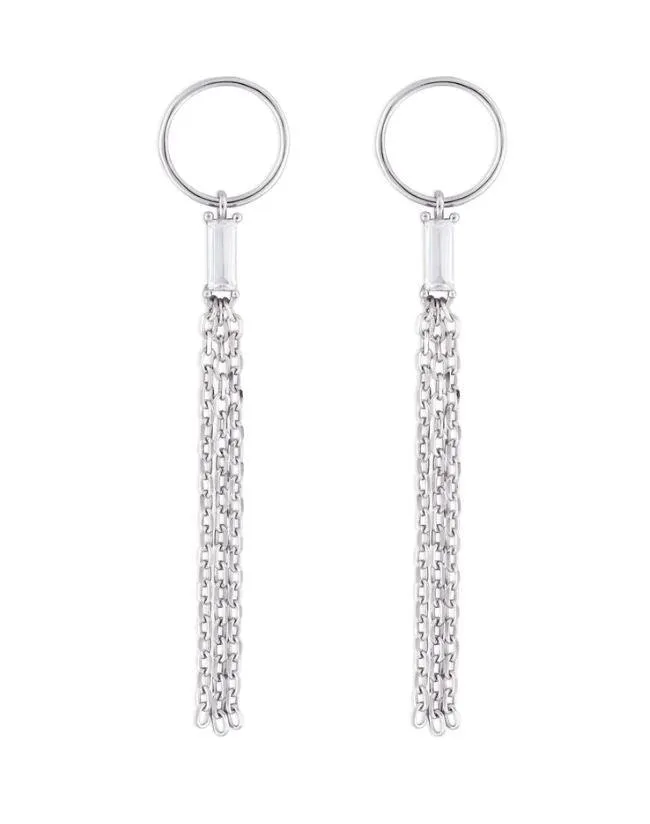 Jessa Earrings- Silver