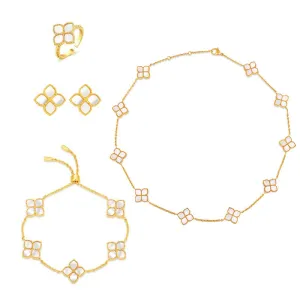 Joory / Choker Pearl Gold Set