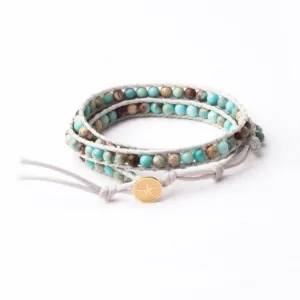 Joy Turquoise Starfish Wrap Bracelet