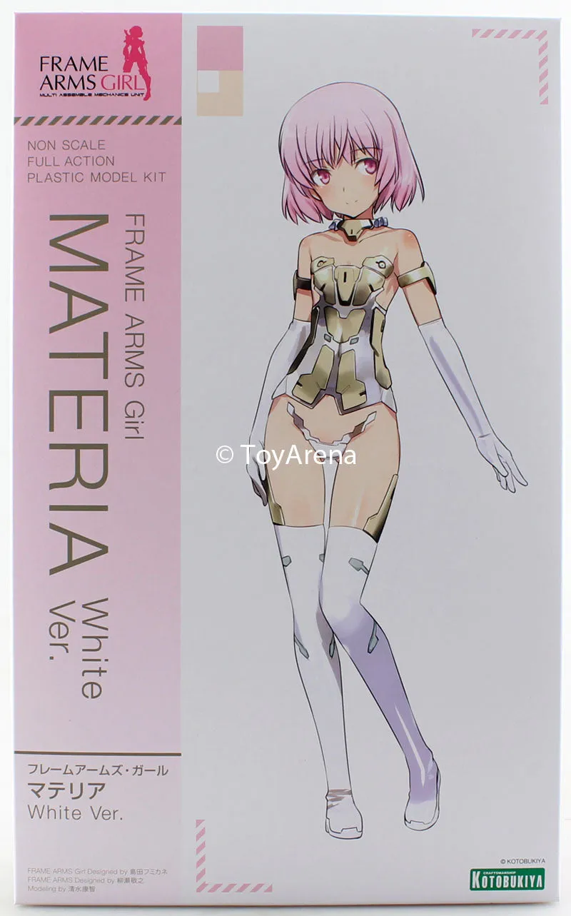 Kotobukiya Frame Arms Girl Materia White Version Model Kit FG009