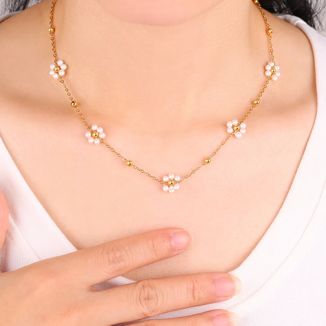 Marguerite Pearl Necklace