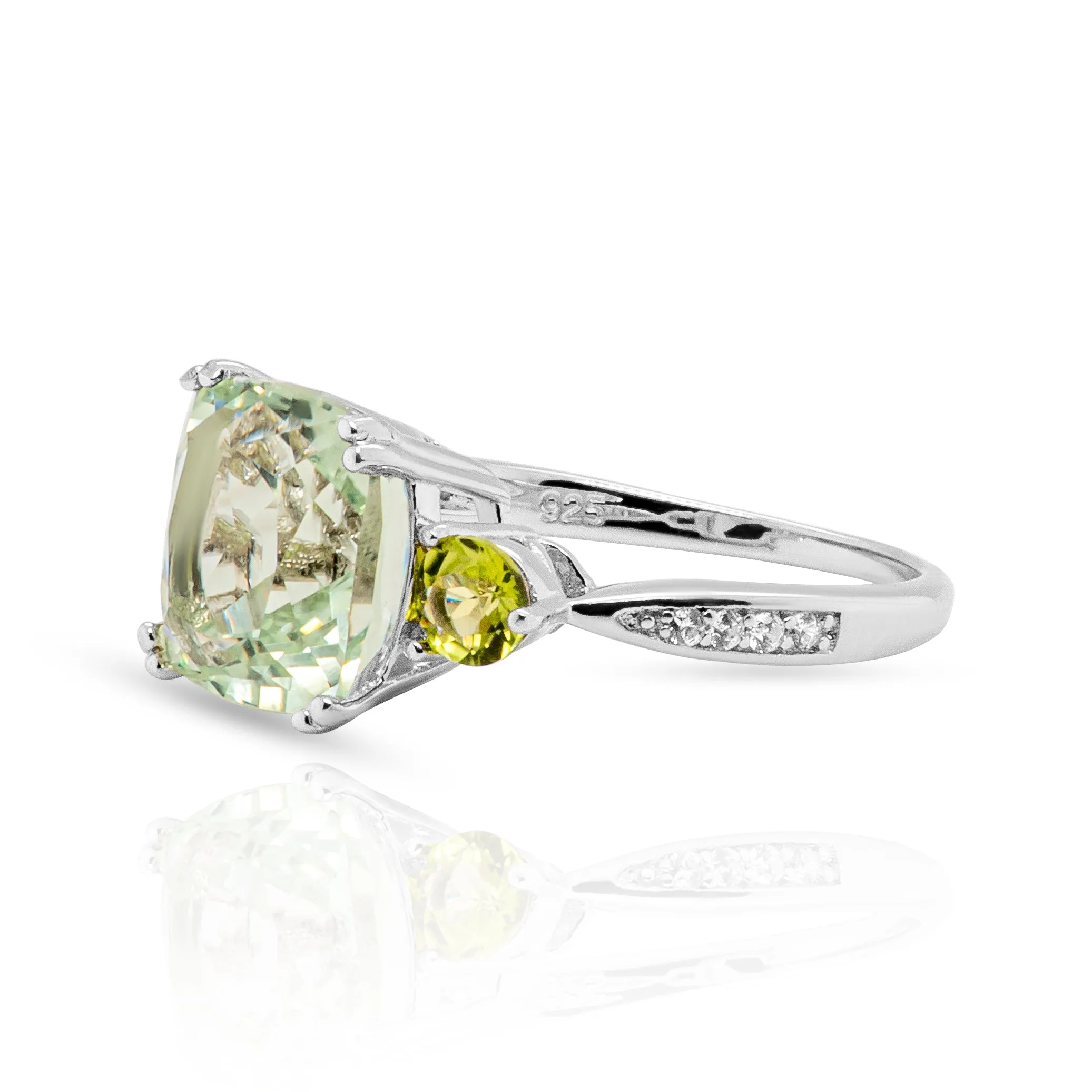 Melina Green Amethyst Ring