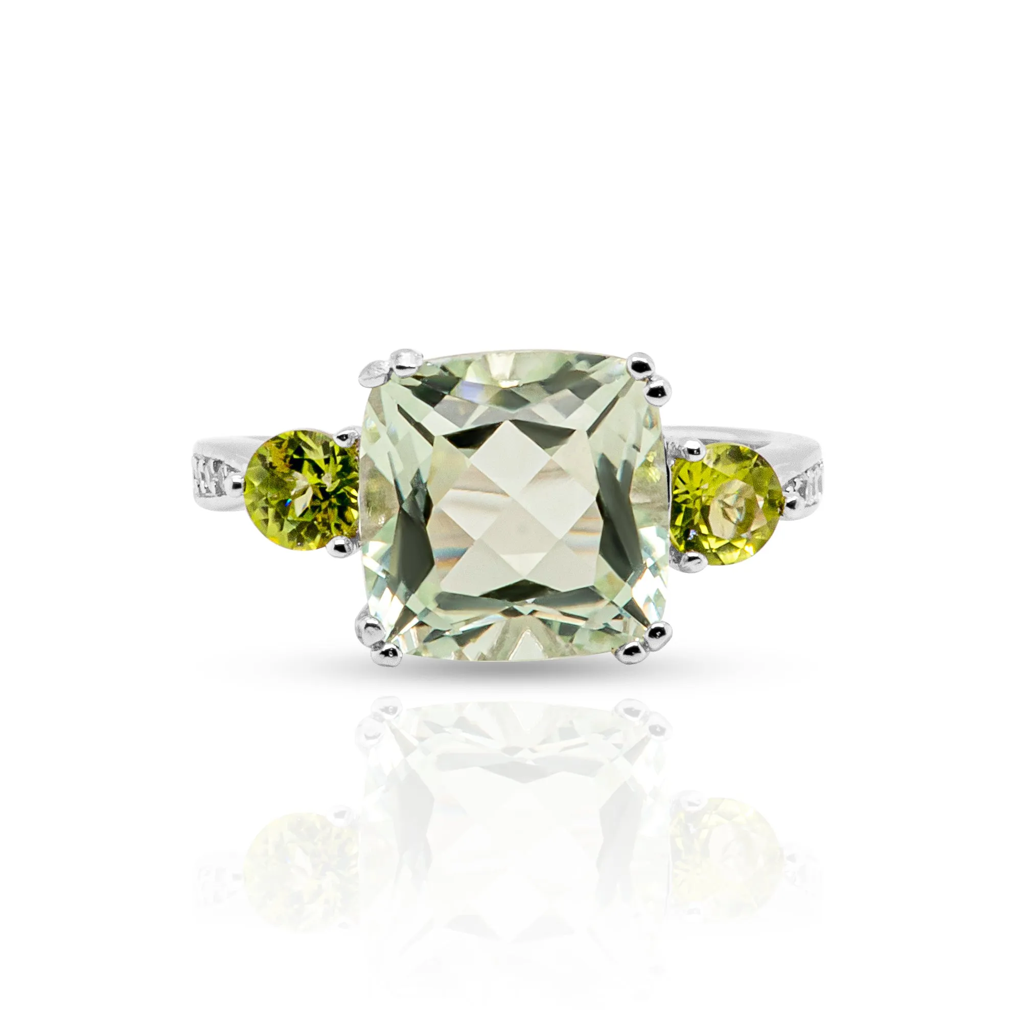 Melina Green Amethyst Ring