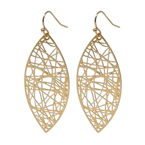 Minimalist Earrings: Everyday Chic Random Line Teardrops