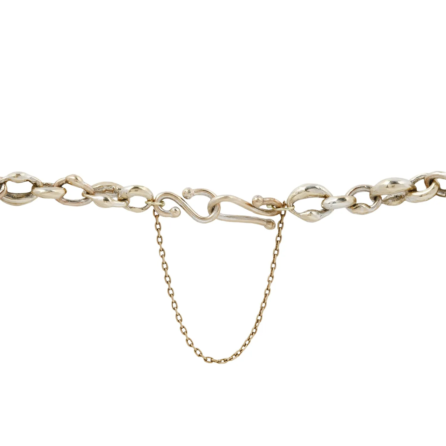 Oval Link Gold Chain Bracelet