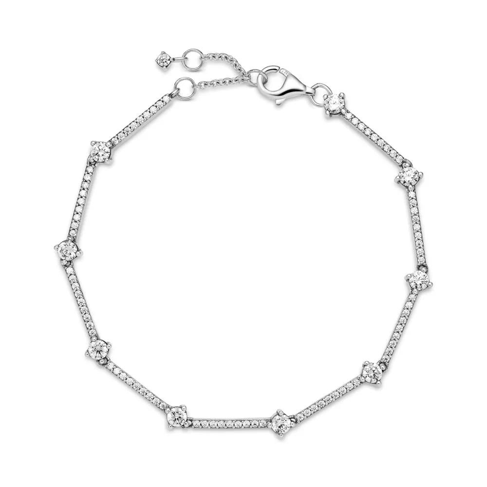 Pandora Sparkling Pavé Bar Bracelet