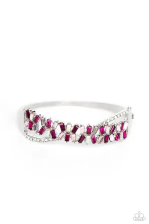 Paparazzi Timeless Trifecta Pink Bracelet