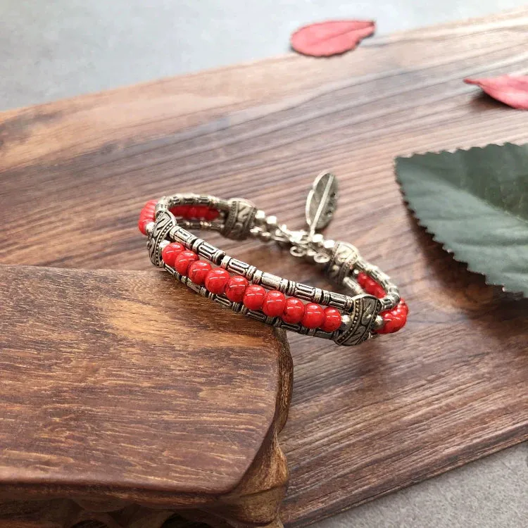 Retro Handmade Stone Bohemian Bracelet