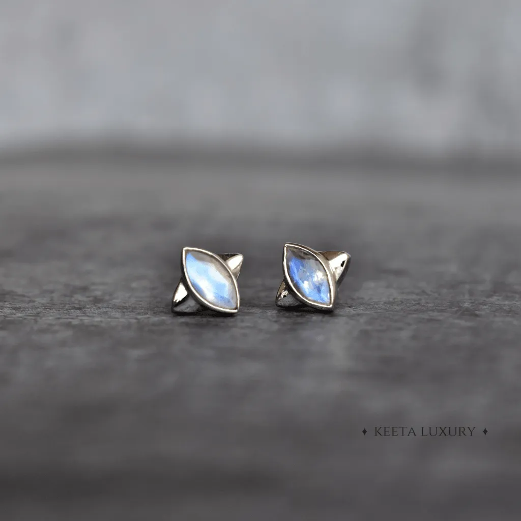 Shield Guardian - Moonstone Studs