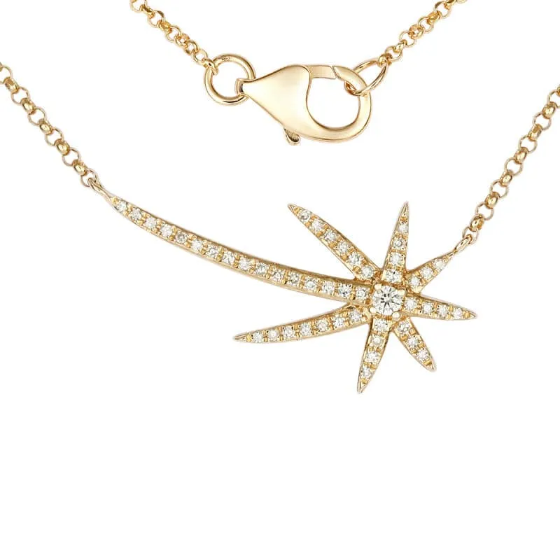 Shooting Star Comet Necklace