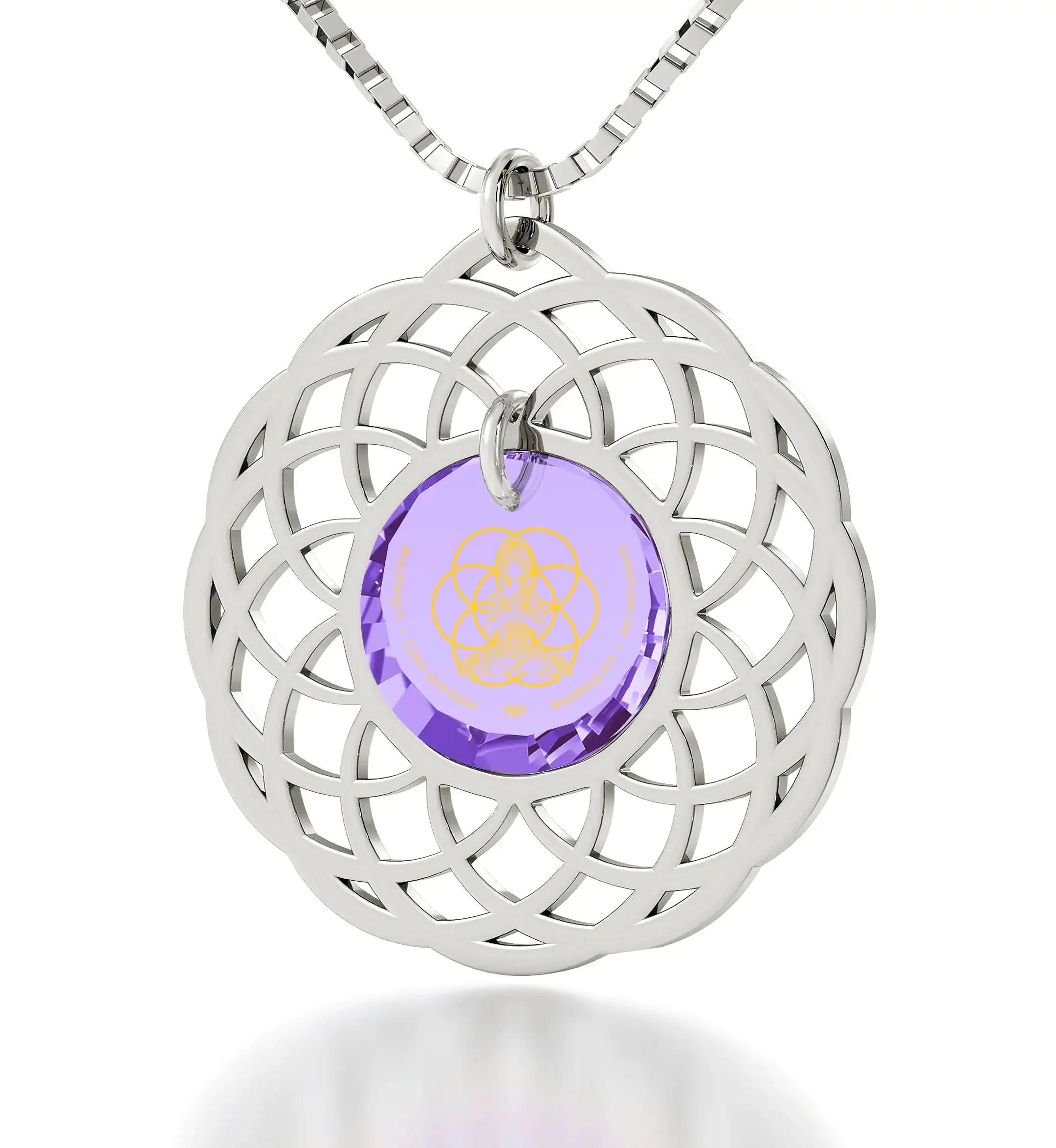 Silver Seed of Life Necklace