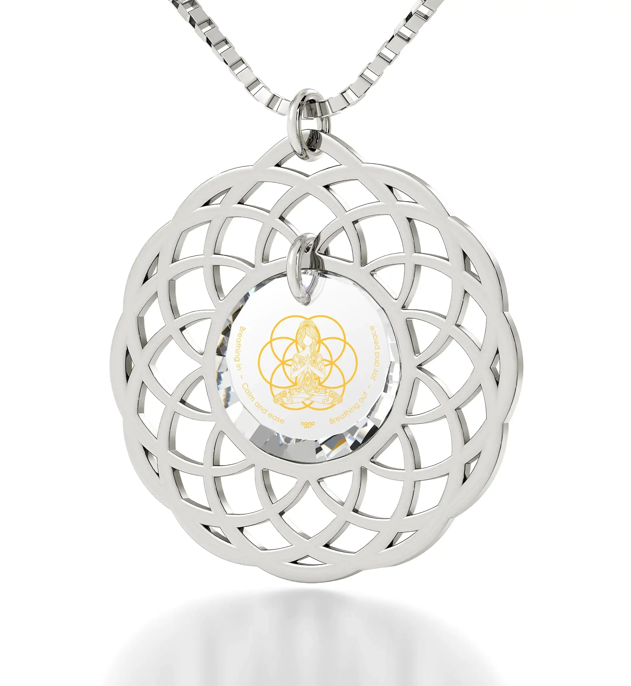 Silver Seed of Life Necklace