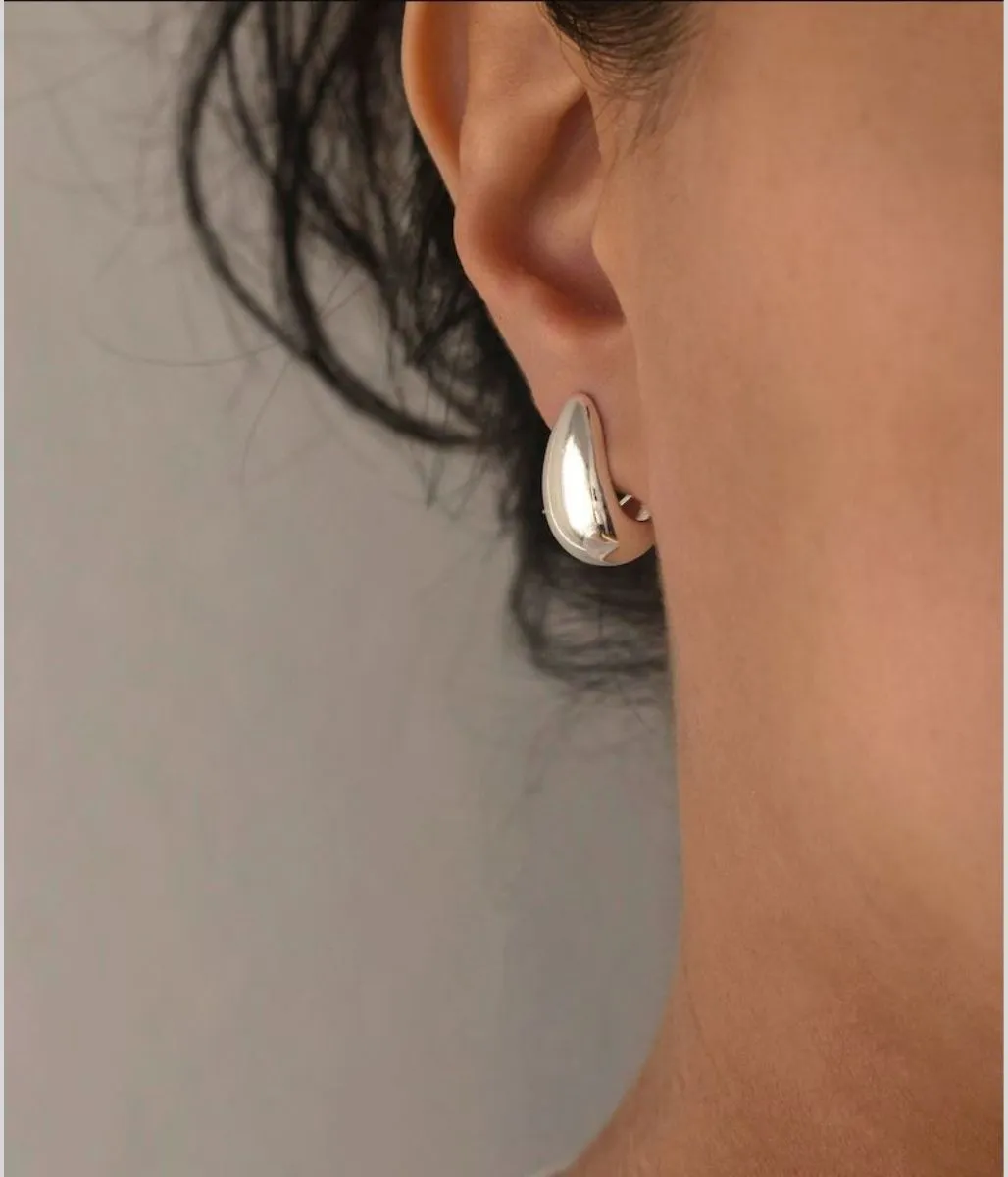 Silver Teardrop Earrings