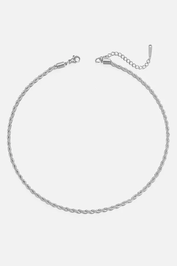 Simple Twist Chain Necklace