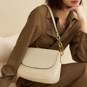 Small Bag  New Trendy One-Shoulder Bag High-Grade Cowhide Underarm Bag Trendy Fashion All-Match Crossbody Handbag