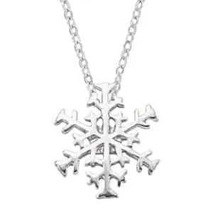 Sterling Silver Snowflake Necklace by Carla | Nancy B.