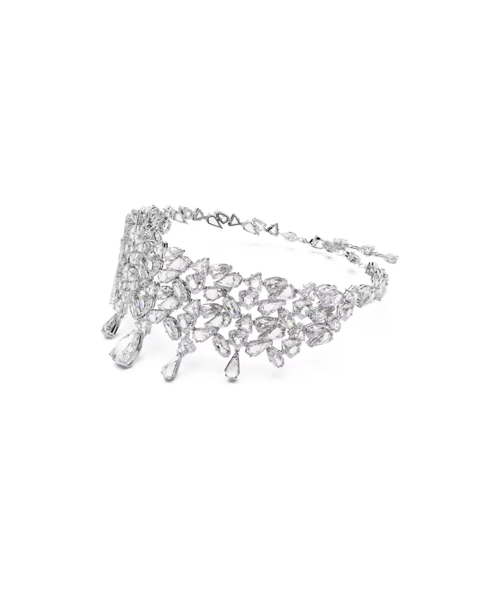 SWAROVSKI MESMERA CHOKER IN WHITE