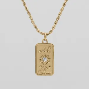 The Sun Tarot Card Necklace