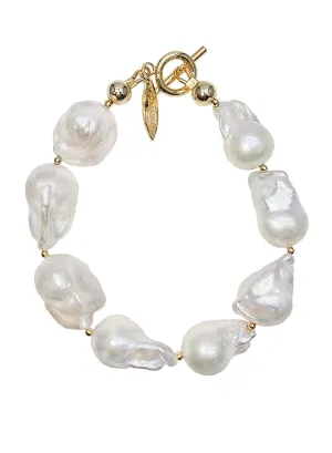 Timeless Natural Baroque Pearls Bracelet NB005